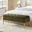 Banc de rangement rembourré en velours Kajana-1744313859