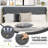 Thaxted Upholstered Metal Platform Storage Bed-80929215-80929211