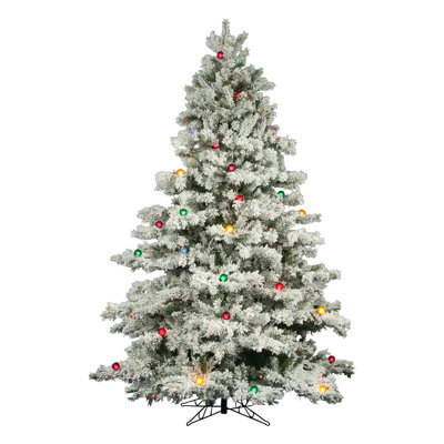 Alaskan Lighted Artificial Pine Christmas Tree