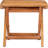 Addilyn Square Teak Outdoor Side Table , 18'' in. W 18'' in. D
