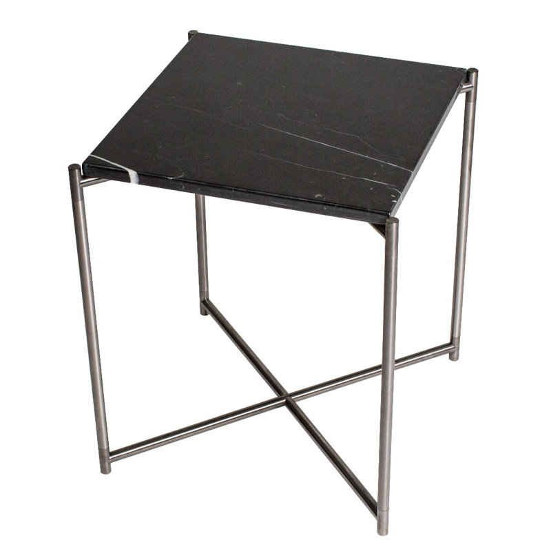 Bedell End Table, Black, Metal