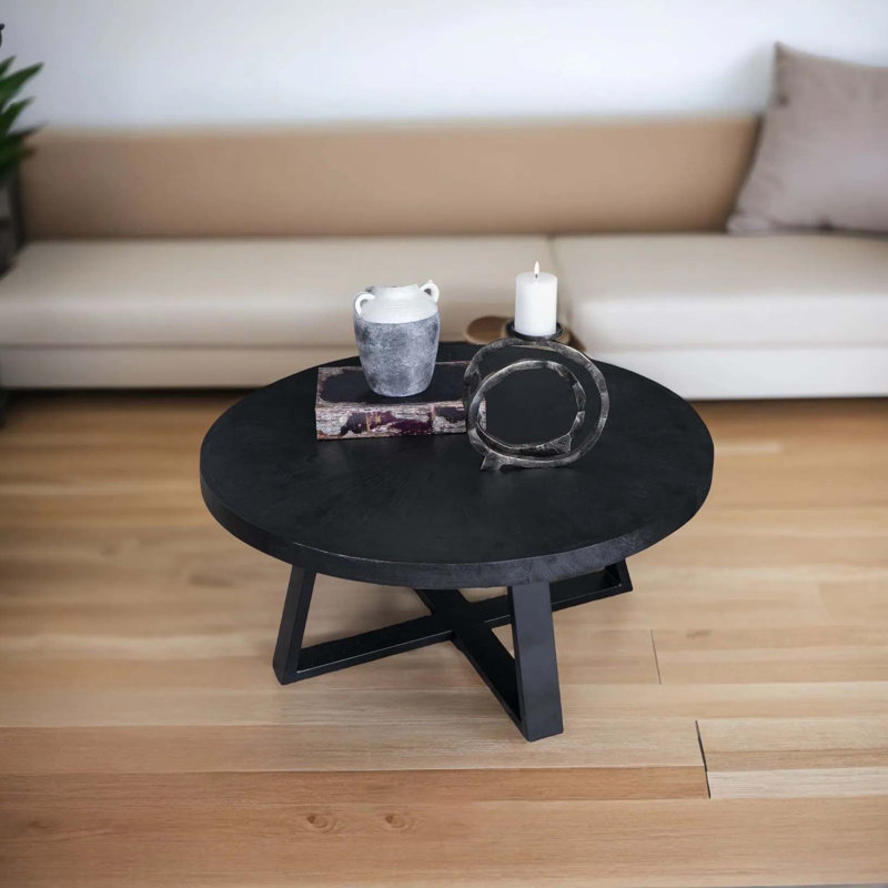 Irinka Single Coffee Table, 18" H x 39.5" L x 39.5" W