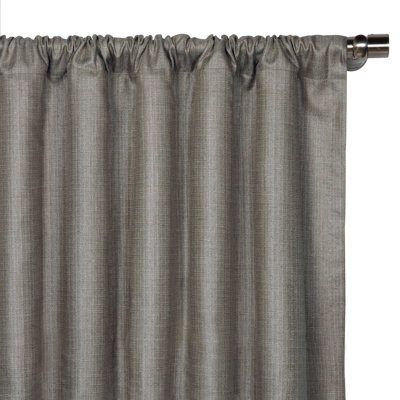 Meridian Solid Weave Room Darkening Curtain