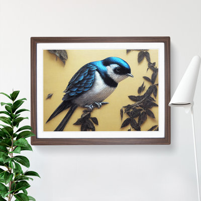 Gorgeous Swallow Bird - Single Picture Frame Print