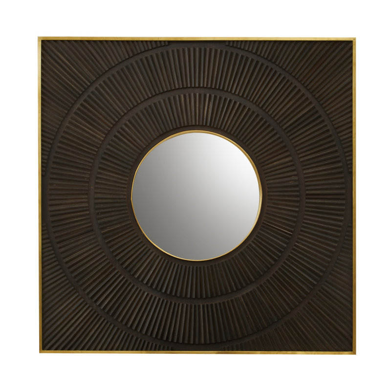 Sana Solid Wood Flat Wall Mirror