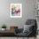 «Watercolor Swish» par Incado, impression sur bois encadrée