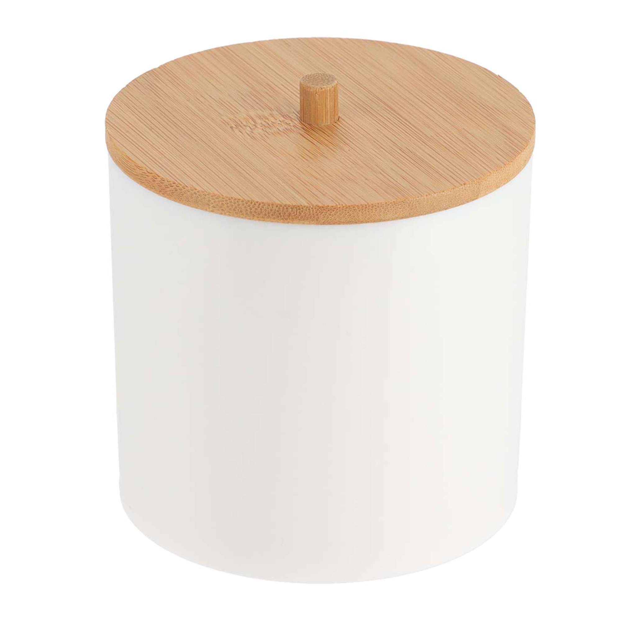 Evideco Padang Cotton Pad and QTip Holder with Bamboo Top Wayfair