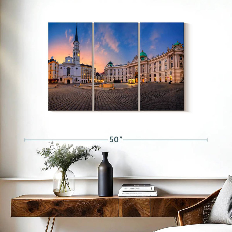Rorry St. Michael Square In Vienna, 24" H x 38" W