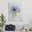 Violettes enveloppées dans un doux champ floral - Peinture-66827665-66827664