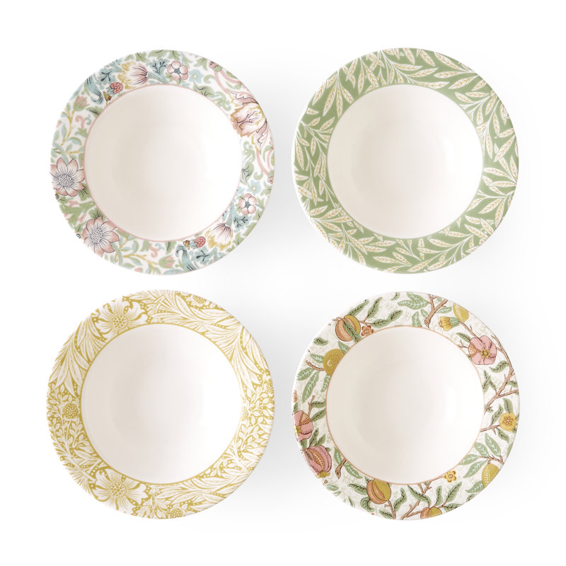 The Original Morris & Co. Spode 7.5" Cereal Dessert Bowls