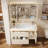 Cream-style smart bathroom cabinet