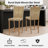 Solid Wood Natural Finish Bar Stool With Handwoven Rope
