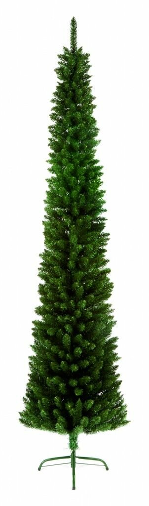 Künstlicher Weihnachtsbaum 200 cm in Grün mit Ständer Slimline