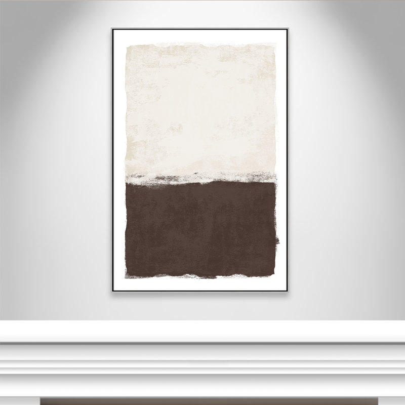 «Chocolat trempé II» par Natalie Carpentieri, Flottant argenté, L 41,5 po x H 61,5 po
