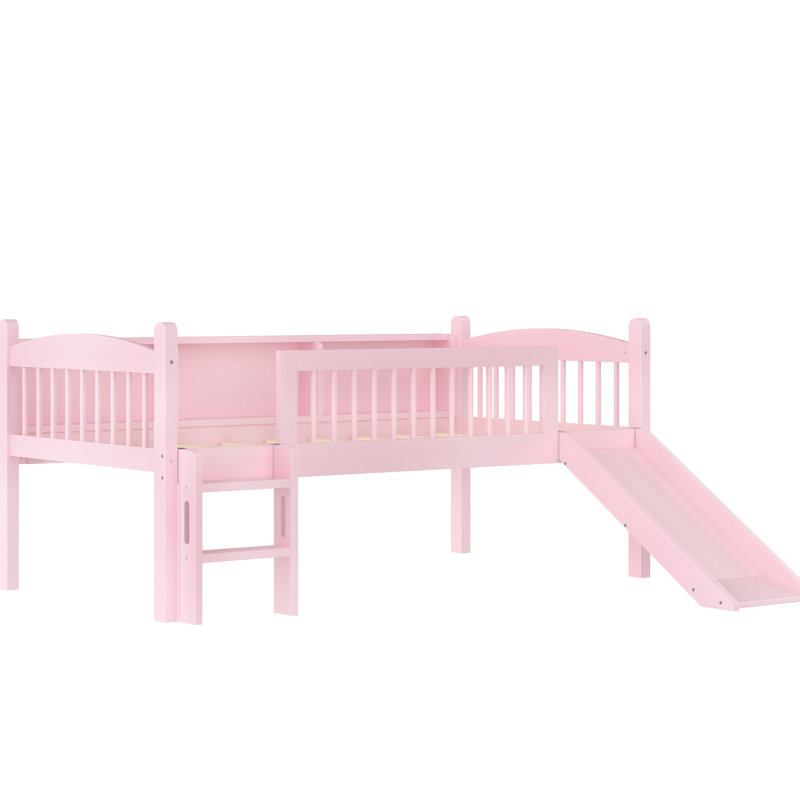 Lit mezzanine simple TG, Très grand simple, Rose