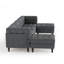6 Seater Corduroy Sectional-202249680