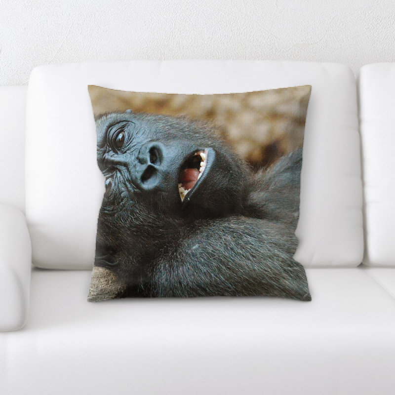 Microsuede Throw Pillow