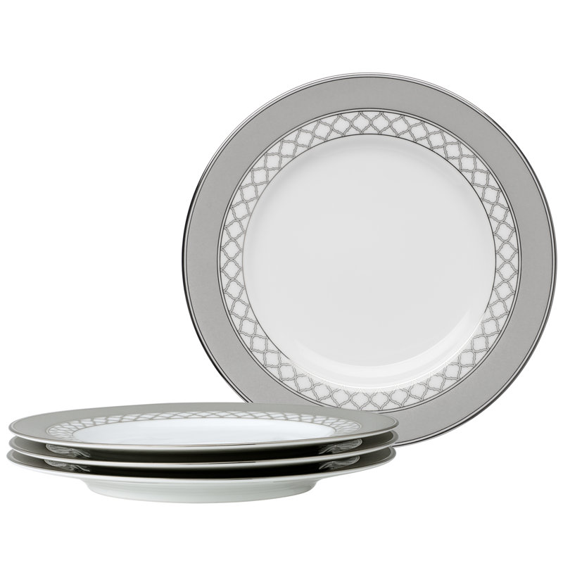 Assiettes à salade 8,5 po Noritake, Platine