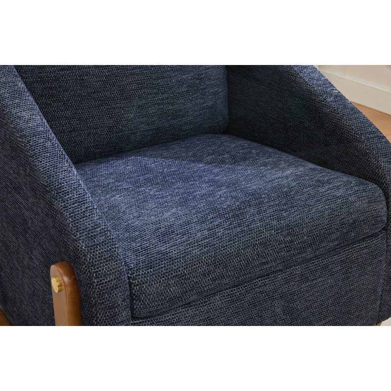 Fauteuil Chenille, Bleu