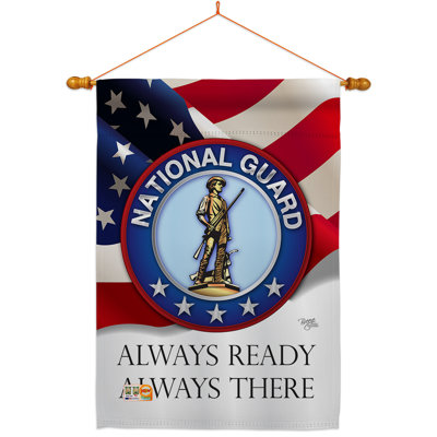 Double Sided 40'' H x 28'' W Polyester Flag Set