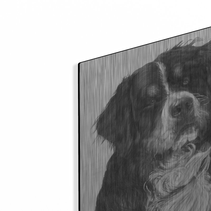 «Winston Porter» par Barbara Keith, art mural en métal, H 16 po x l 12 po