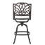 Tabouret pivotant en fonte d'aluminium