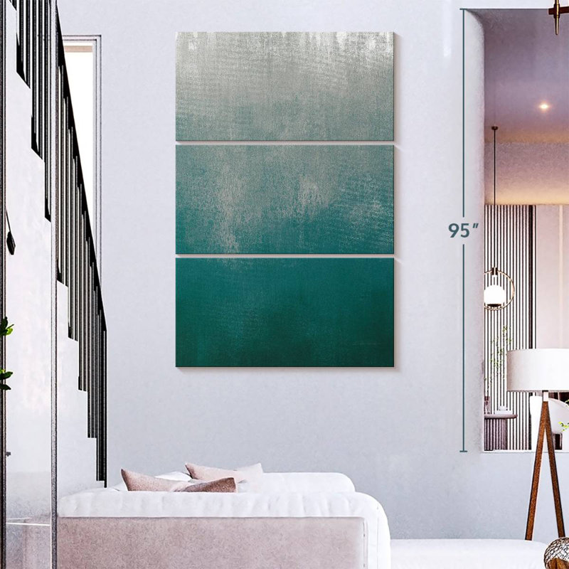 Avery Silver Wave Green II, H 74 po x l 48 po