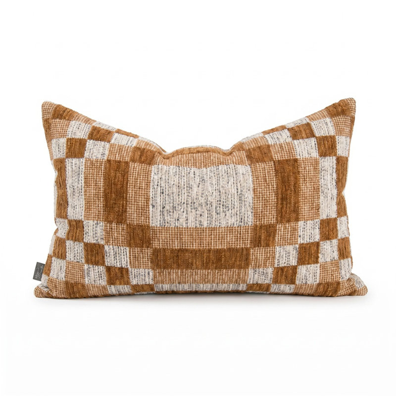 Coussin Langdon moutarde 14 x 24, Moutarde