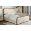 Très grande base de lit très grand moderne avec tête de lit tapissier courbée et 4 tiroirs de rangement, matériau de revêtement, capacité de poids de 800 lb, capacité inférieure-444194611