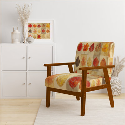 Chaise rembourrée Leaves - Autumn Leaves Collage