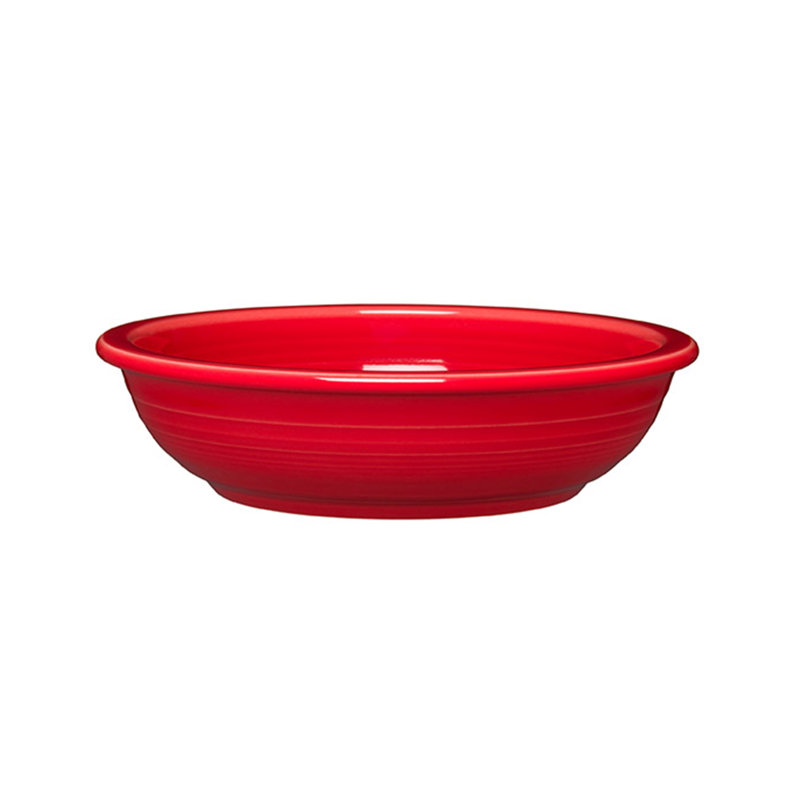 Bol à pâtes 34 onces de 8 3/8 po à rebord classique Fiesta, Rouge écarlate