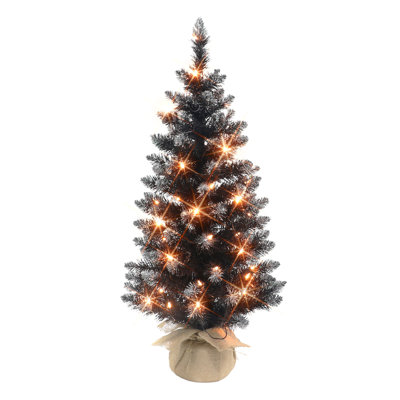 36' Lighted Fir Christmas Tree