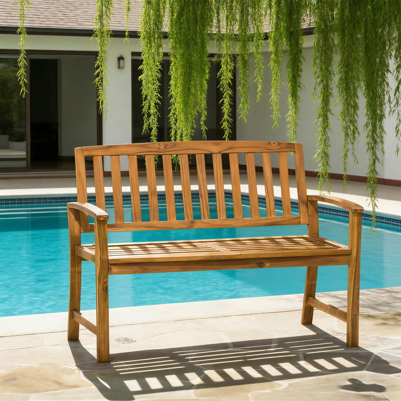 All-Weather Outdoor Bench, Teak