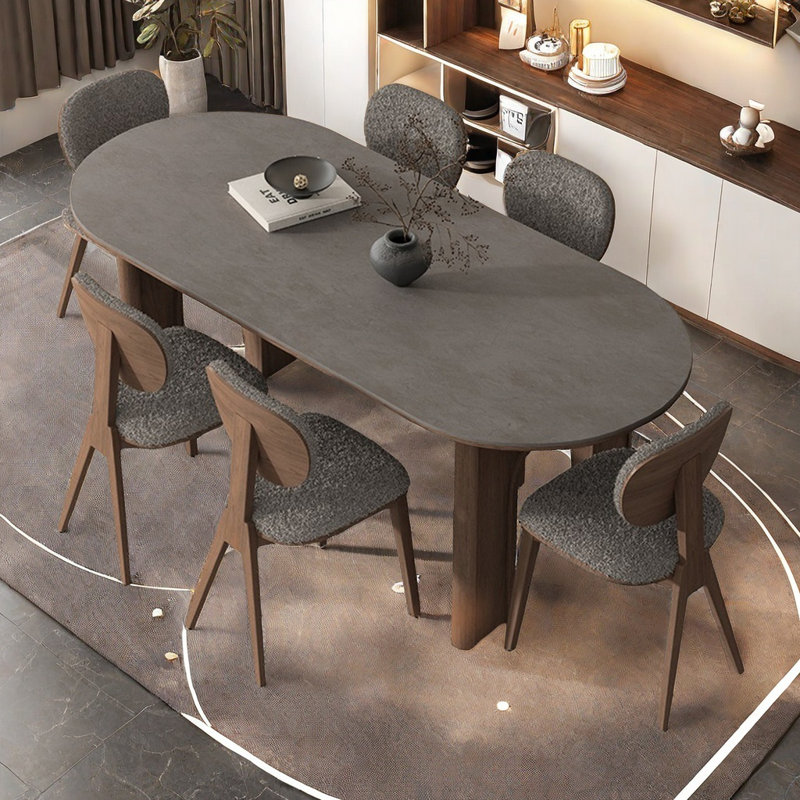 Ensemble de table de salle à manger à deux niveaux, H 29,52 po x L 55,11 po x l 31,49 po