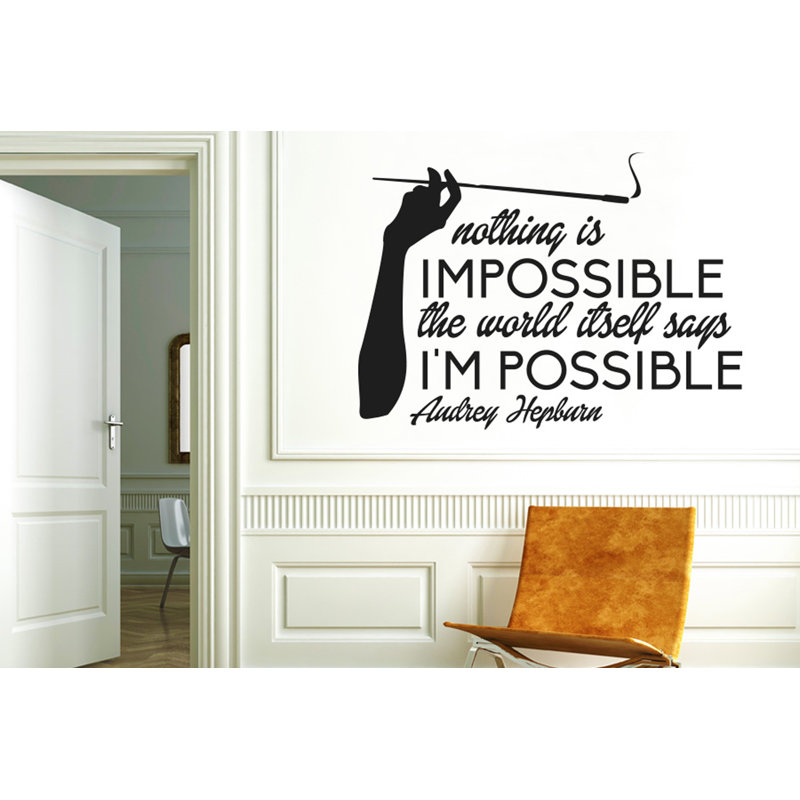 Wall Decal, Medium, Black