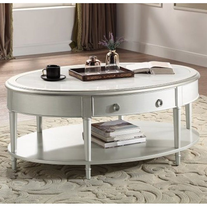 Table basse à 4 pieds avec rangement Graien