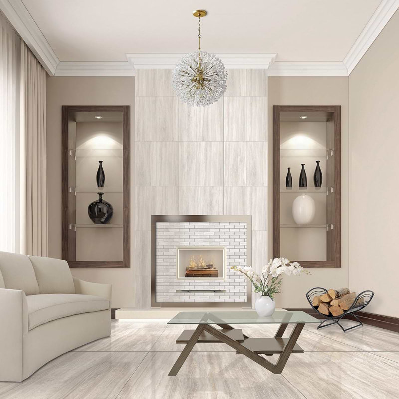 Nashville Gray 12X24 Matte Porcelain Tile, Beige Matte
