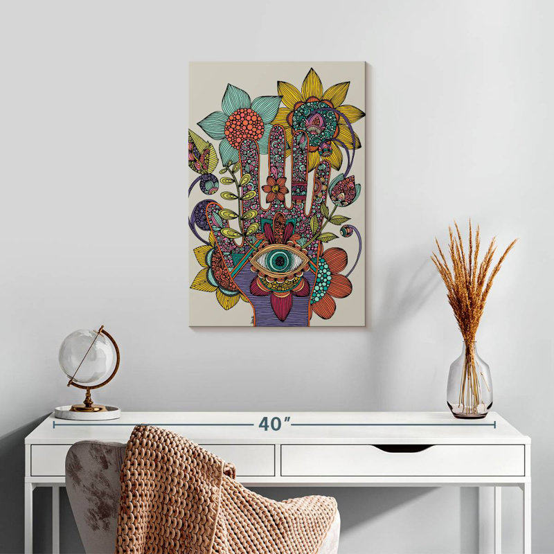 Adella Hamsa Eye, 24" H x 16" W