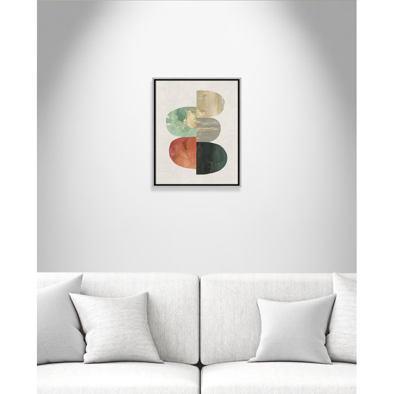 Westcreek Evolving Energy I - Painting Print, Picture Framed Canvas, 21.5" H x 17.5" W, Black