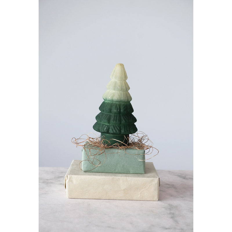 Arbre en verre avec perles de rocaille