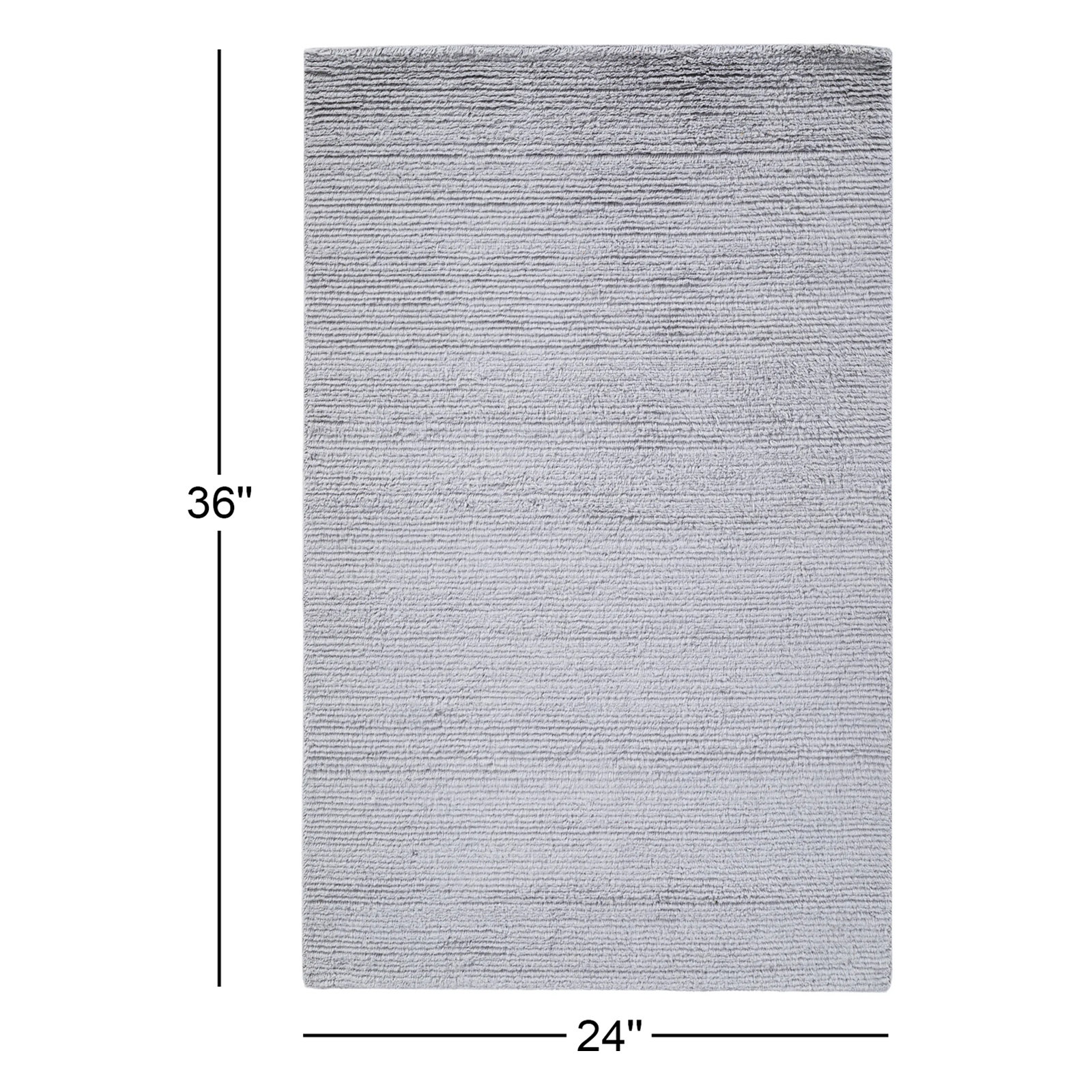 Danberry Hand-Tufted Wool Shag Rug, Rectangle 2' x 3'