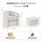 28" Wide Stylish Comfort Upholstered Barrel Chair With Storable Ottoman-1771817085
