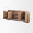 Shillington Reverse Fluted Light Brown Wood Sideboard