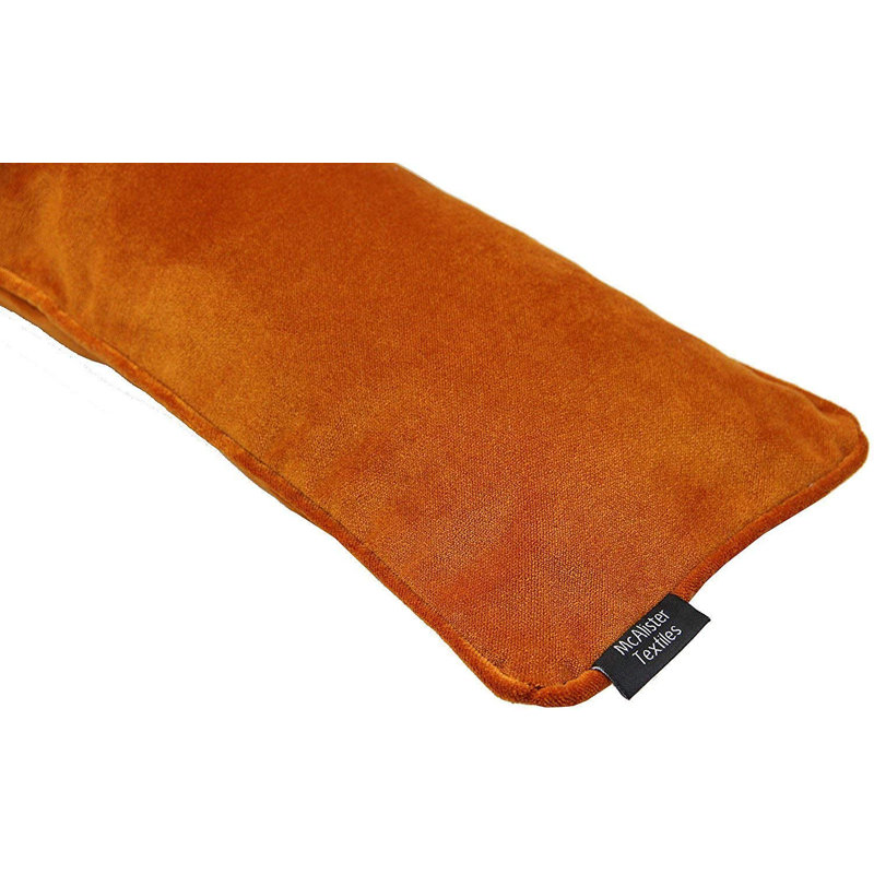 Farreli Fabric Draught Excluder, Orange