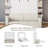 Queen Size Murphy Bed with Foldable Sofa and Storage, Pull-Down Wall Bed-1764736359