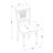 5 Piece Dinette Set for 4 Includes a Rectangle Dining Room Table with Dropleaf and 4 Dining Chairs, Buttermilk & Cherry-684878443-697029149