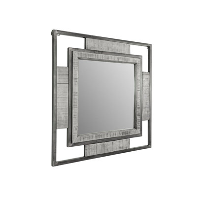 Heavy Industry Wood Wall Mirror