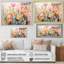 Cactus rose et vert, art acrylique multicolore I - Cactus-1247590320-1246813763