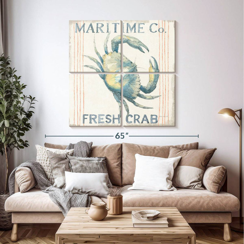 Kema Floursack Nautical XIV Wall Sign, 45" H x 45" W