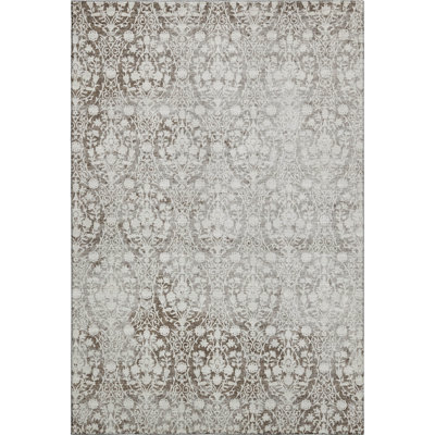 Premium Machine Washable Glanton AMF1231 Damask Rug